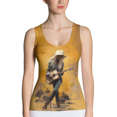 Psychedelic Strokes Sublimation Cut & Sew Tank Top - Beyond T-shirts