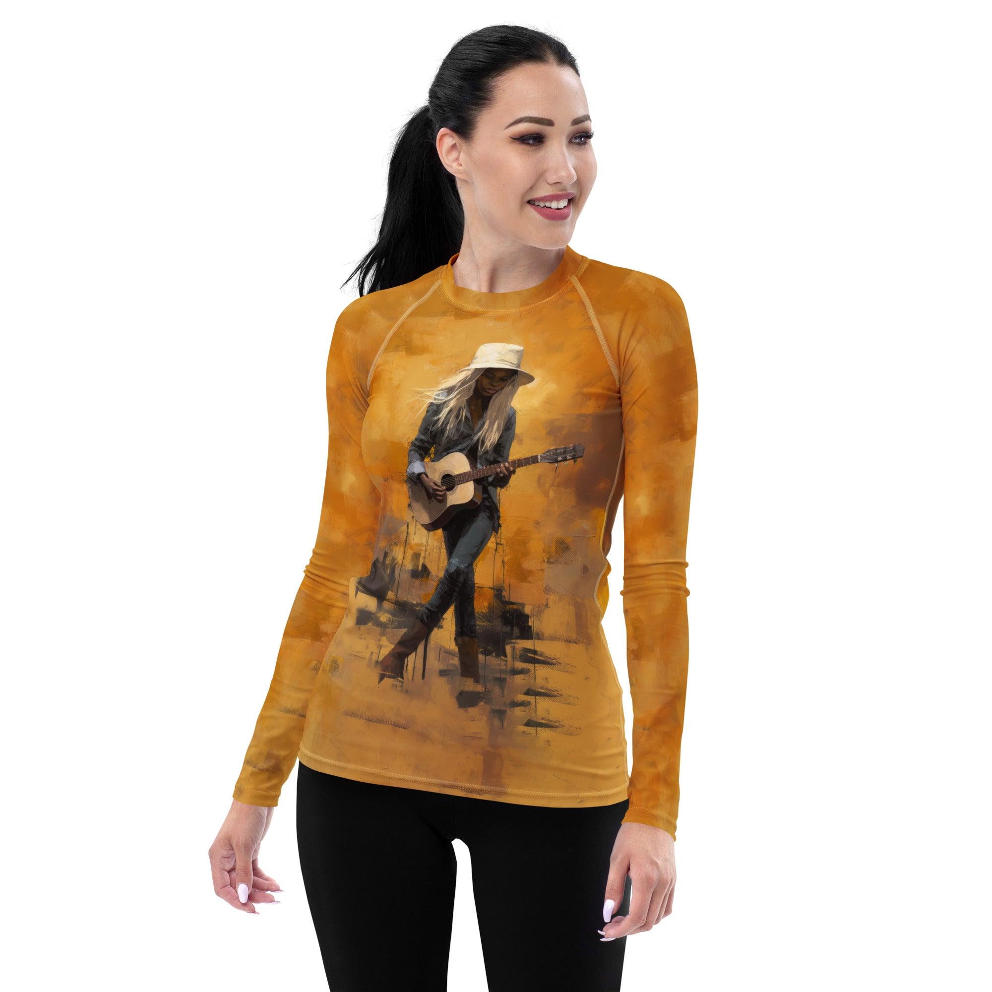 Psychedelic Strokes Women's Rash Guard - Beyond T-shirts