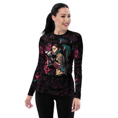 Punch Fear In The Face Women's Rash Guard - Beyond T-shirts