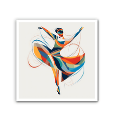 Radiant Female Dance Elegance Wrapped Canvas - Beyond T-shirts