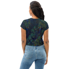 Radiant Rapture All-Over Print Crop Tee - Beyond T-shirts