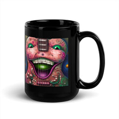 Radiant Rapture Black Glossy Mug - Beyond T-shirts