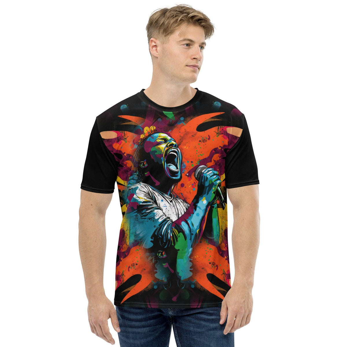 Rebellious spirit unleashed men's t-shirt - Beyond T-shirts