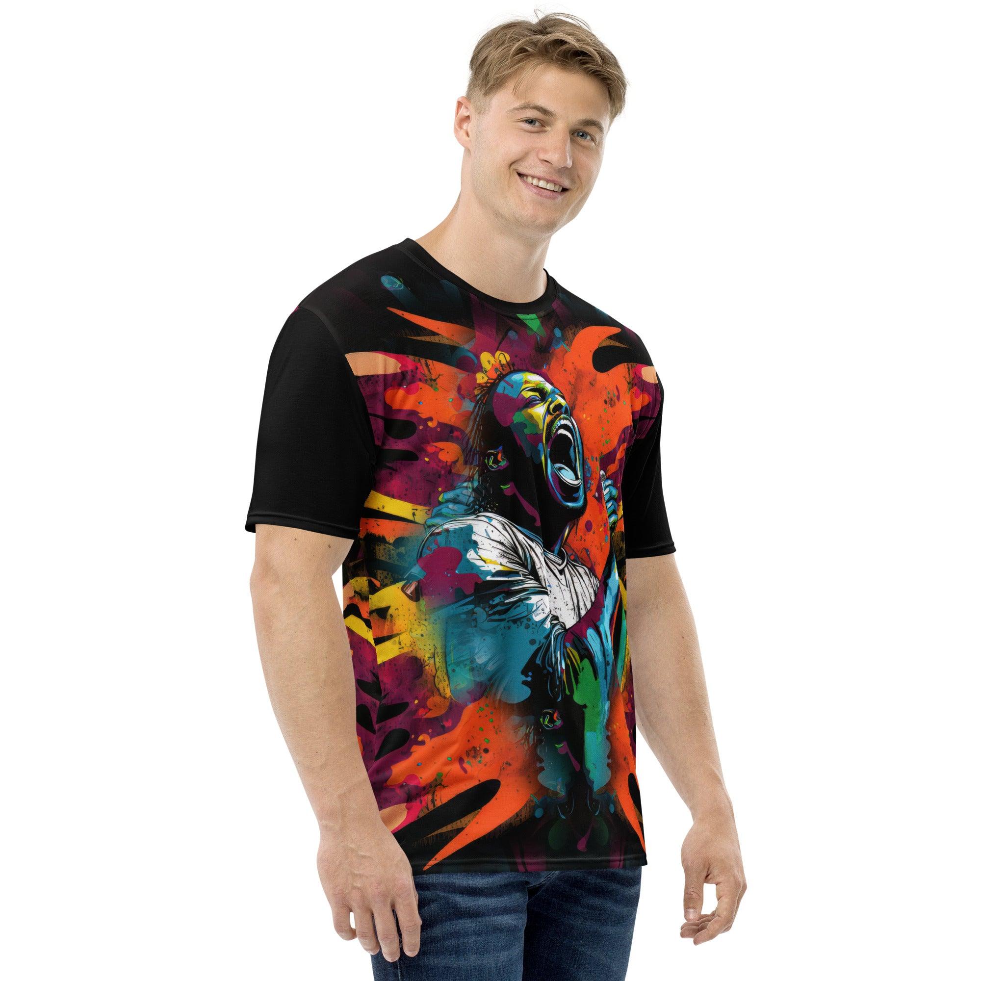 Rebellious spirit unleashed men's t-shirt - Beyond T-shirts