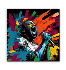 Rebellious spirit unleashed wrapped canvas - Beyond T-shirts