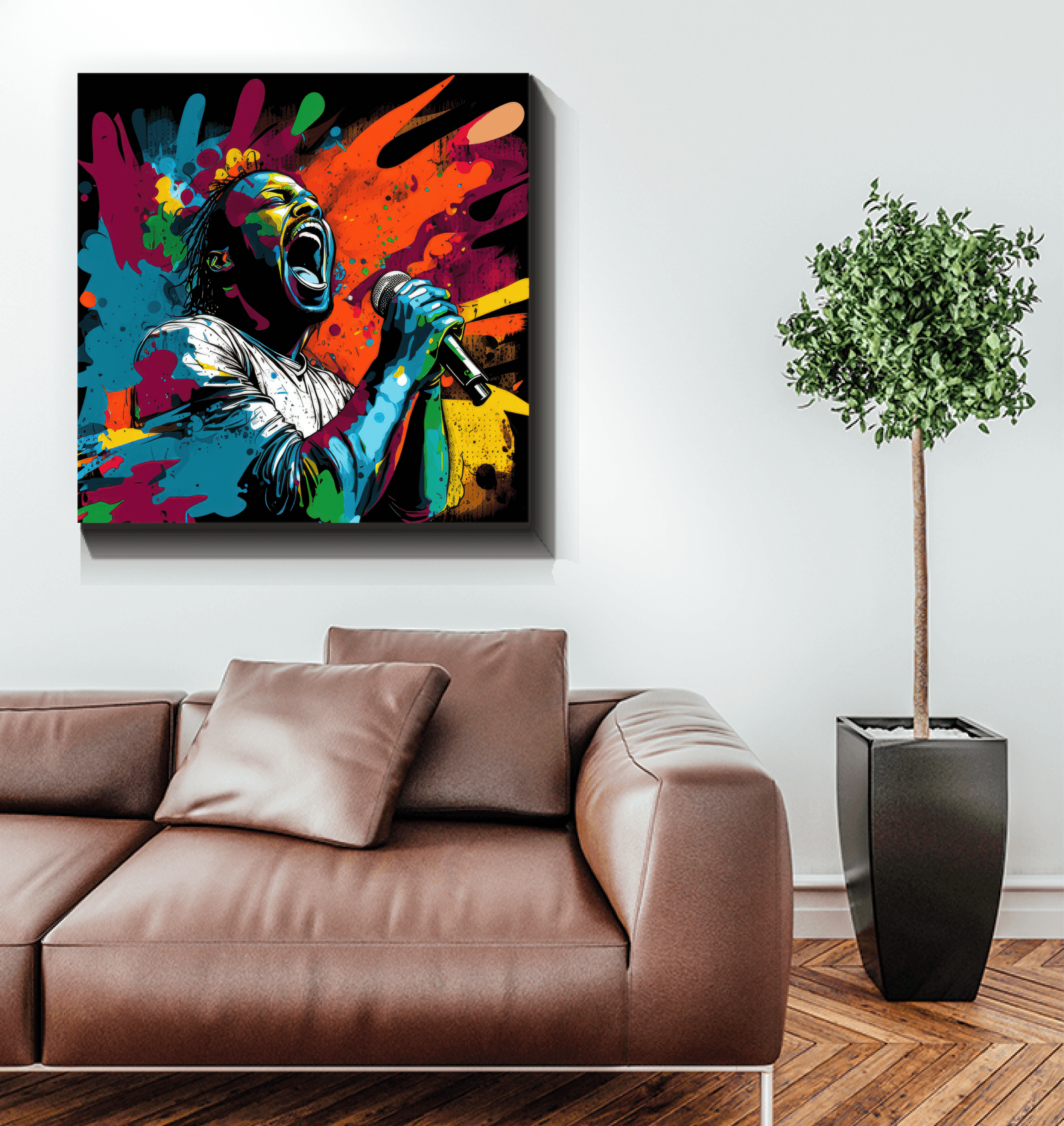 Rebellious spirit unleashed wrapped canvas - Beyond T-shirts