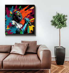 Rebellious spirit unleashed wrapped canvas - Beyond T-shirts