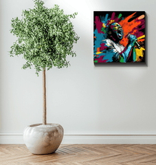 Rebellious spirit unleashed wrapped canvas - Beyond T-shirts