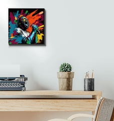 Rebellious spirit unleashed wrapped canvas - Beyond T-shirts