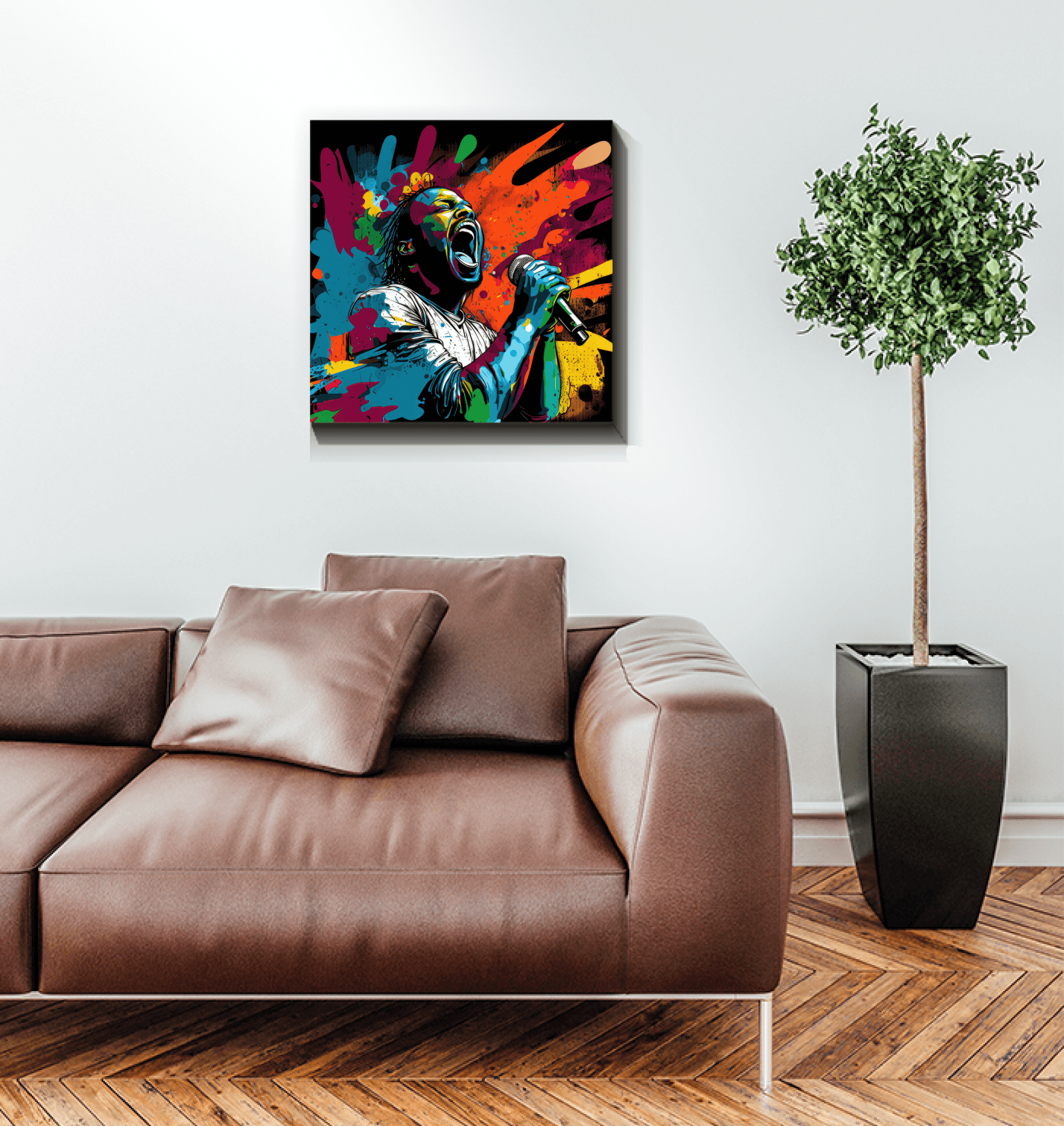 Rebellious spirit unleashed wrapped canvas - Beyond T-shirts