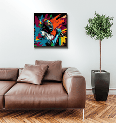 Rebellious spirit unleashed wrapped canvas - Beyond T-shirts