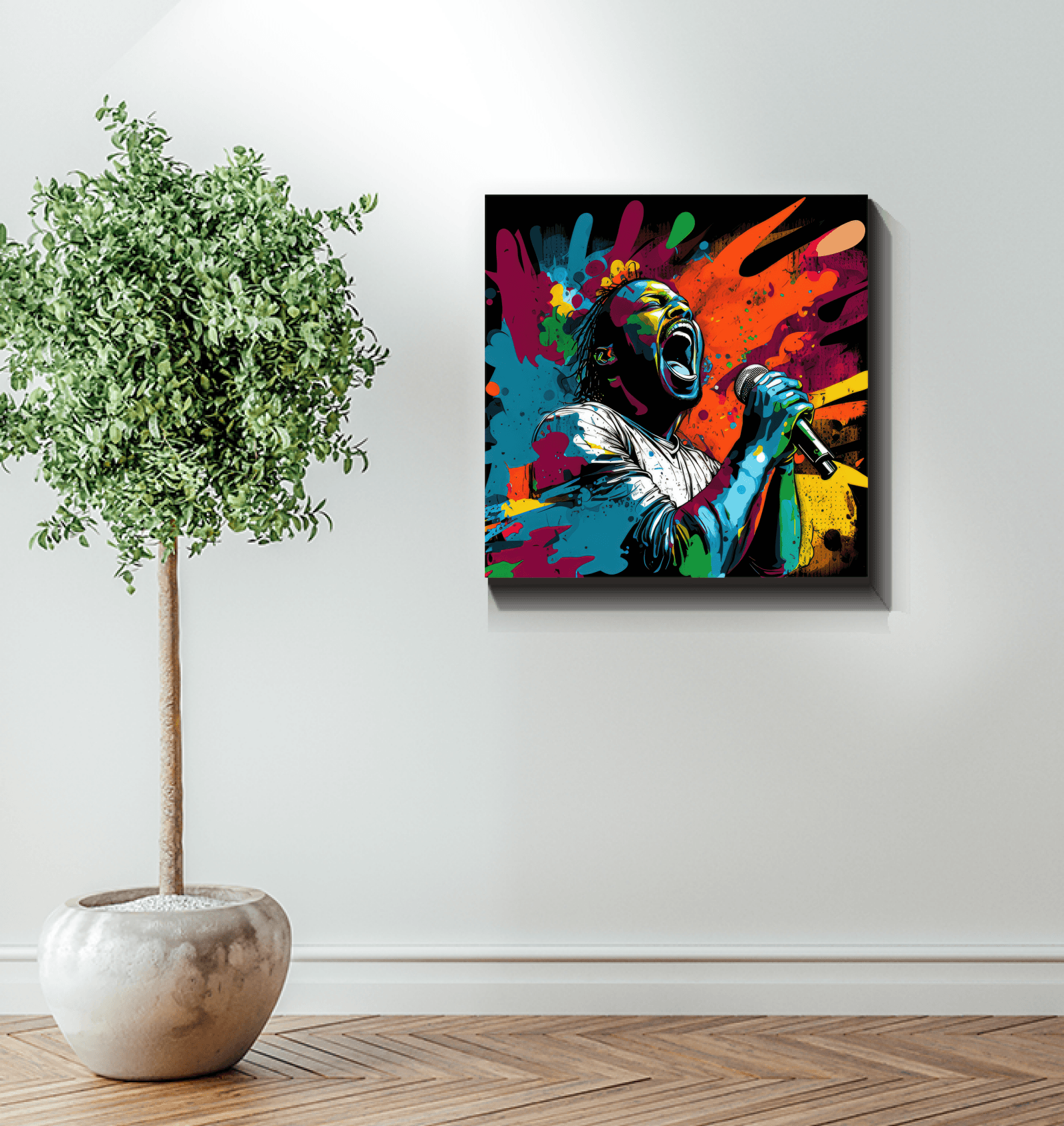 Rebellious spirit unleashed wrapped canvas - Beyond T-shirts