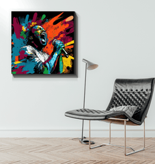 Rebellious spirit unleashed wrapped canvas - Beyond T-shirts