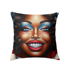 Red, White, And Blue Bliss Indoor Pillow - Beyond T-shirts