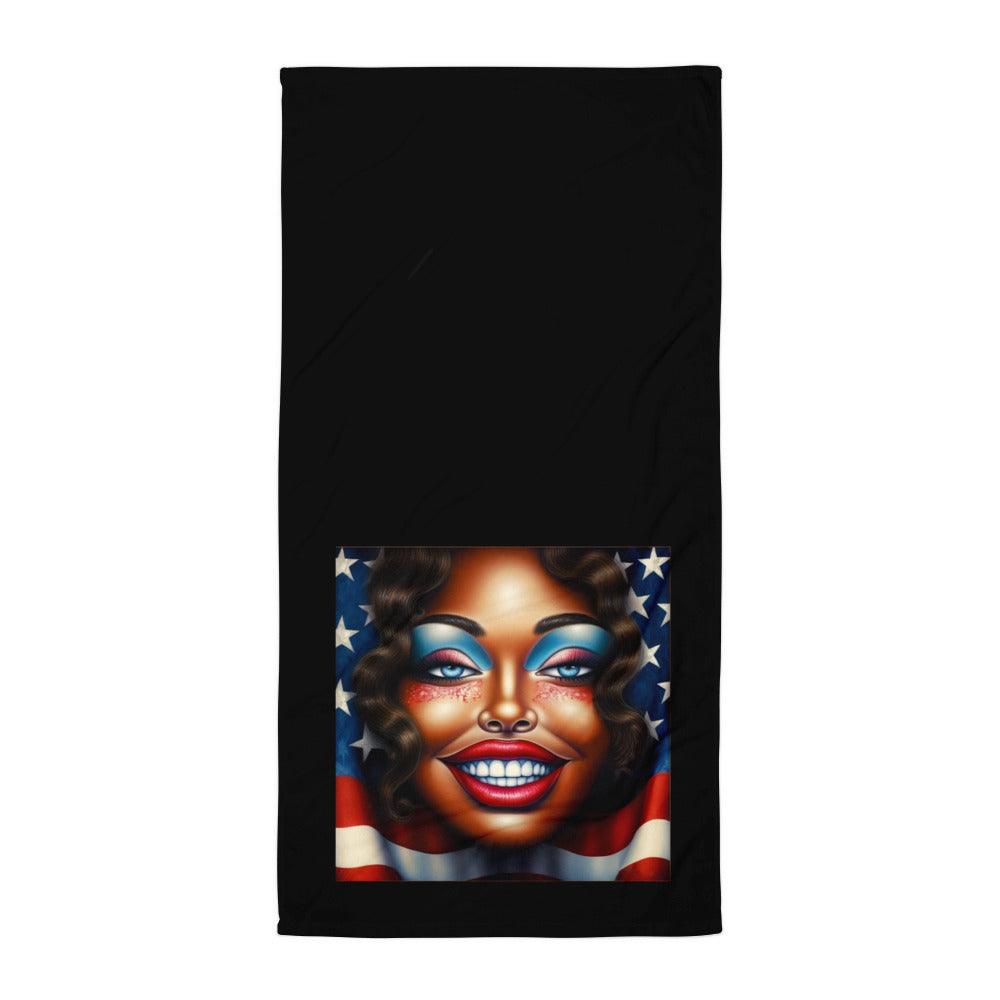 Red, White, And Blue Bliss Towel - Beyond T-shirts