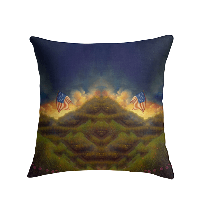 Red, White, And Boom Indoor Pillow - Beyond T-shirts