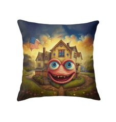 Red, White, And Boom Indoor Pillow - Beyond T-shirts