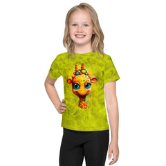 Regal Iris Parade T-shirt in a kids' fashion outdoor setting.