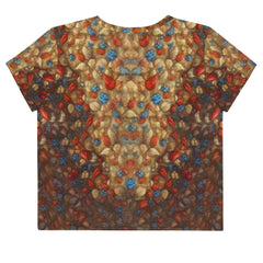 Revolutionary Murals All-Over Print Crop Tee - Beyond T-shirts