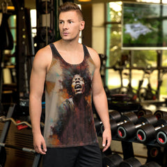 Elegant Rhapsodic Reverie tank top for men, showcasing stylish summer wear.