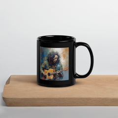 Rhapsodic Rhythm Black Glossy Mug - Beyond T-shirts