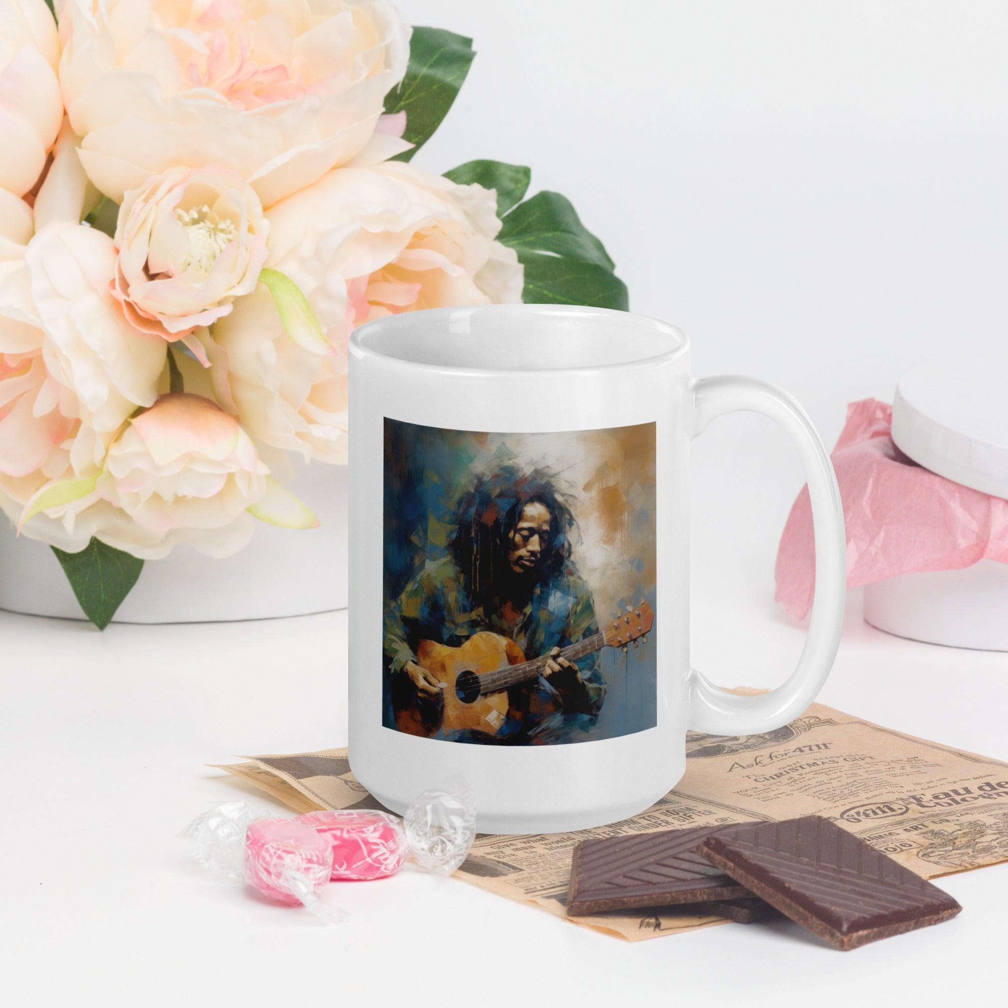 Rhapsodic Rhythm White glossy mug - Beyond T-shirts