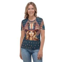 Rhapsody In Red T-shirt styled for a casual day out.