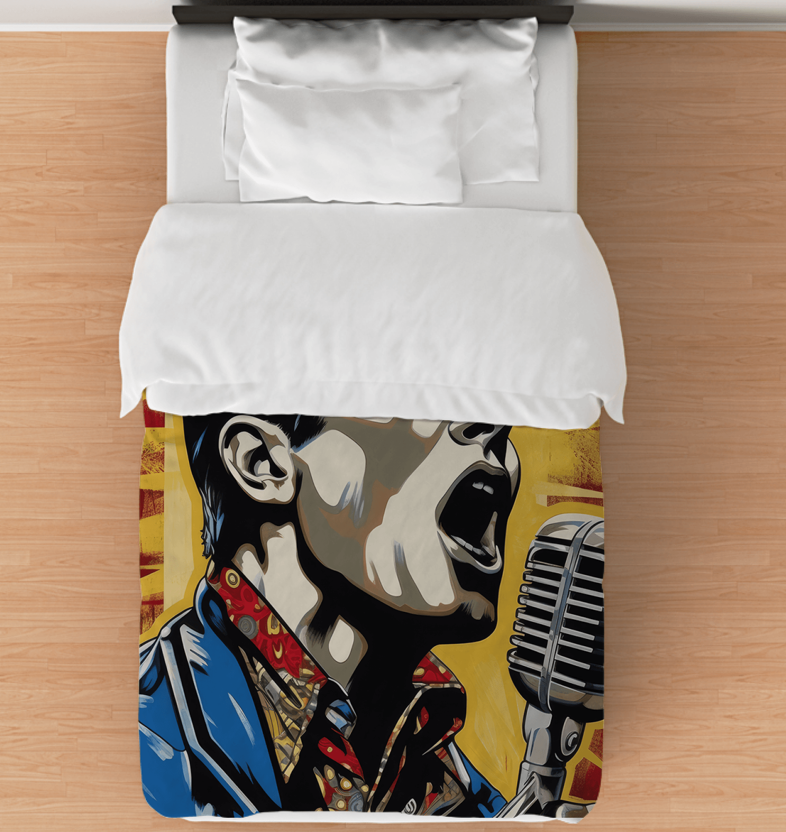 Rhythm And Groove Are Pop Music Duvet Cover - Beyond T-shirts