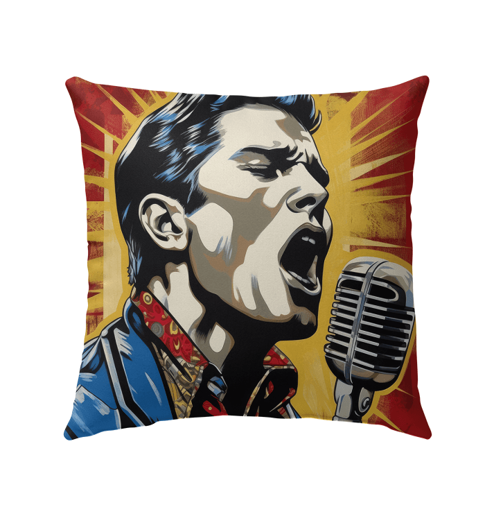 Rhythm And Groove Are Pop Music Outdoor Pillow - Beyond T-shirts