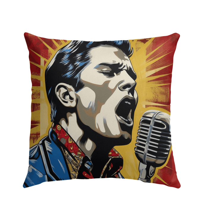 Rhythm And Groove Are Pop Music Outdoor Pillow - Beyond T-shirts