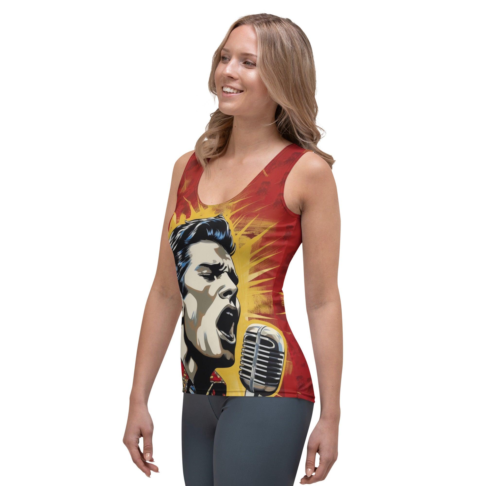 Rhythm and Groove Are Pop Music Sublimation Cut & Sew Tank Top 