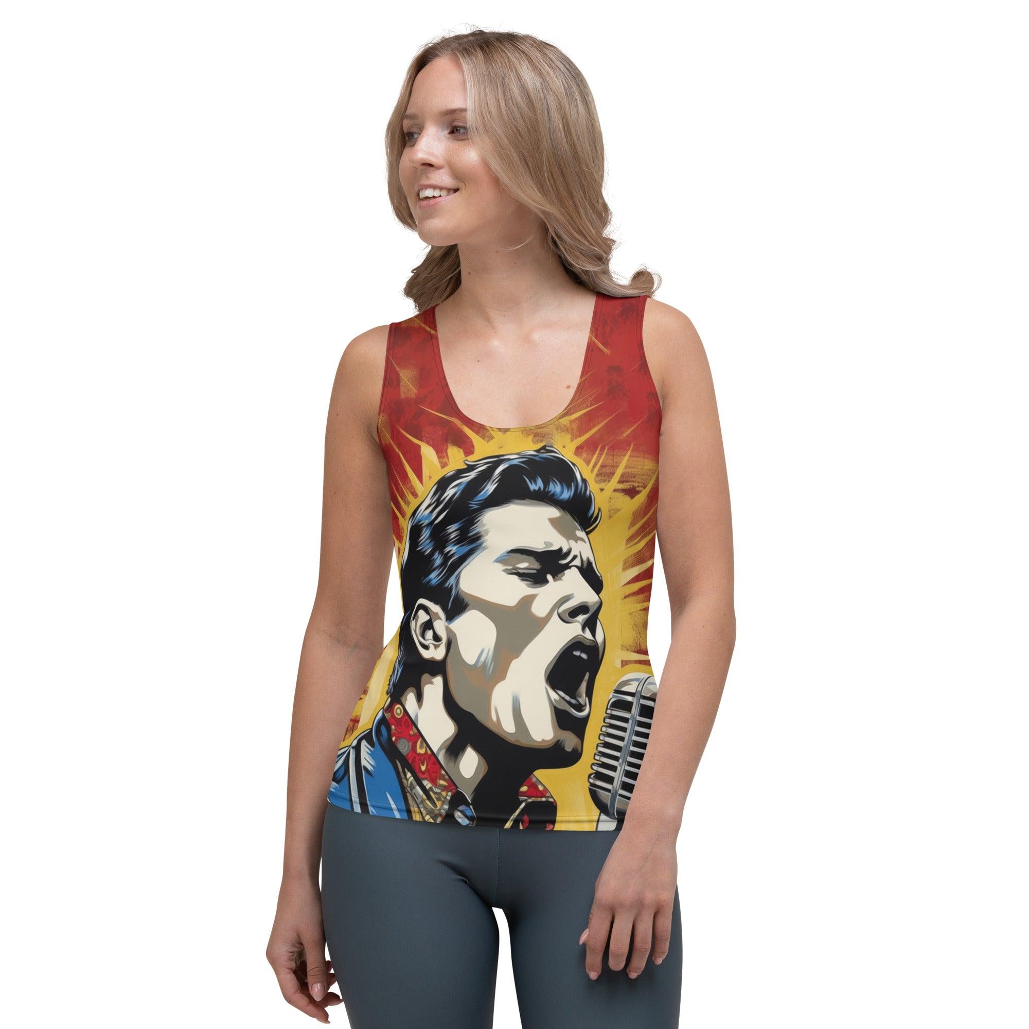 Rhythm and Groove Are Pop Music Sublimation Cut & Sew Tank Top 