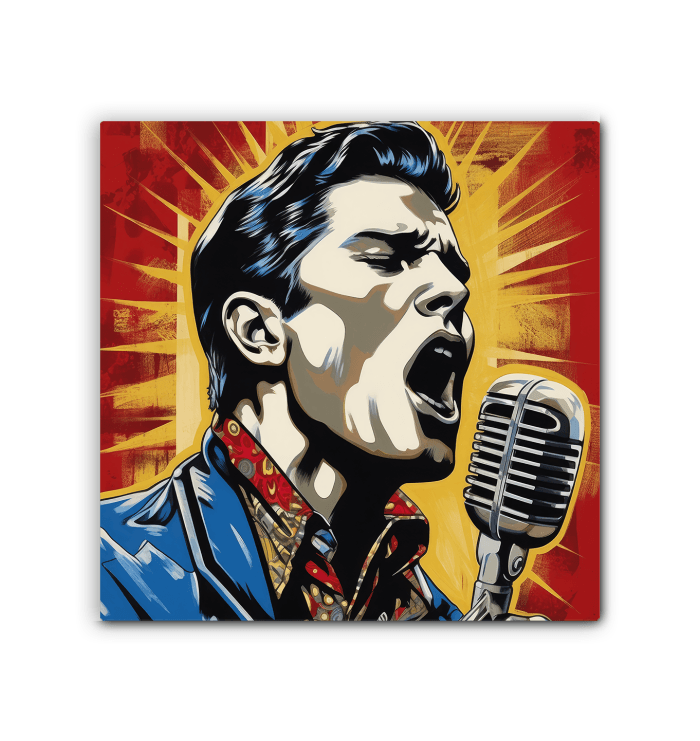 Modern Pop Music Canvas Wall Art for Living Room.