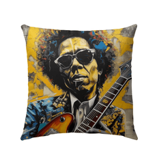 Rhythm Fuels The Soul Outdoor Pillow - Beyond T-shirts