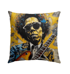 Rhythm Fuels The Soul Outdoor Pillow - Beyond T-shirts