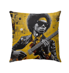 Rhythm Ignites The Fire Outdoor Pillow - Beyond T-shirts