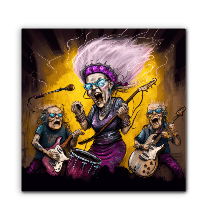 Rhythm in her bones wrapped canvas - Beyond T-shirts