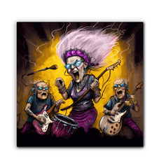 Rhythm in her bones wrapped canvas - Beyond T-shirts