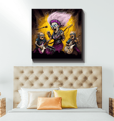 Rhythm in her bones wrapped canvas - Beyond T-shirts
