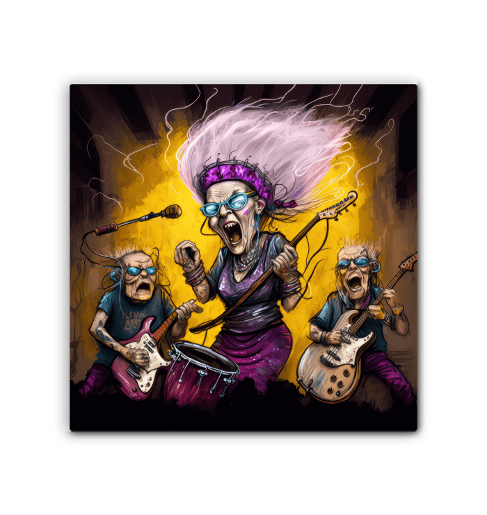 Rhythm in her bones wrapped canvas - Beyond T-shirts