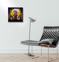 Rhythm in her bones wrapped canvas - Beyond T-shirts