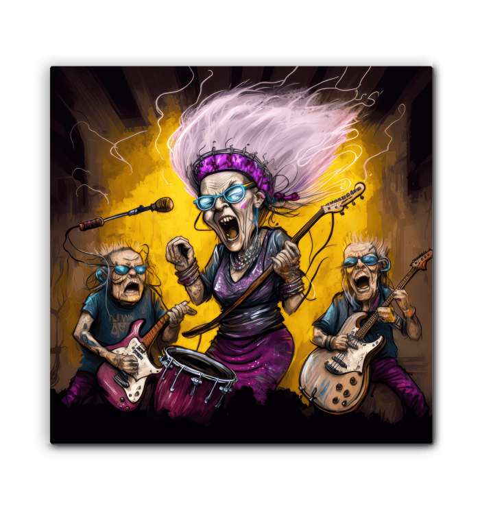 Rhythm in her bones wrapped canvas - Beyond T-shirts