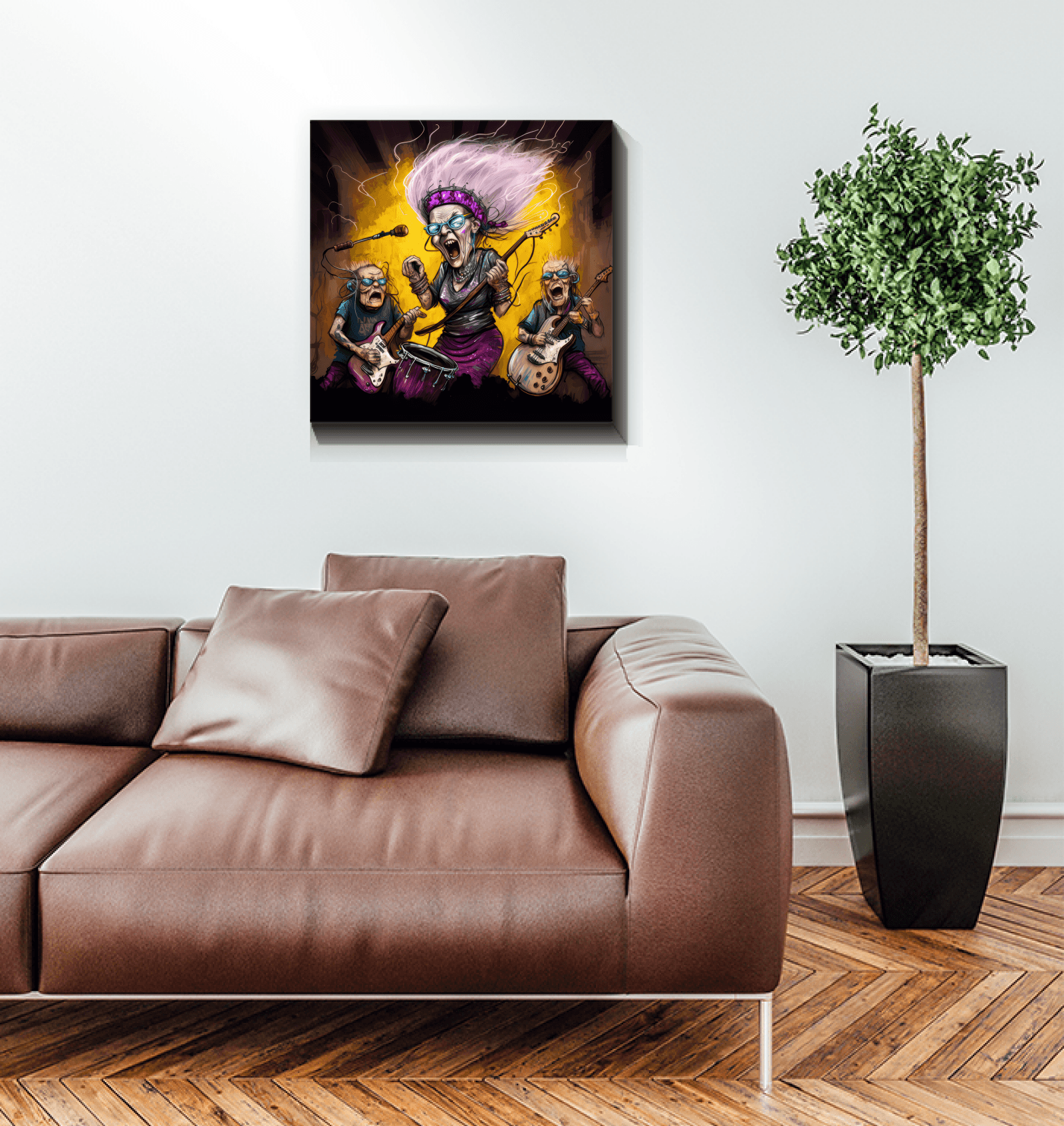 Rhythm in her bones wrapped canvas - Beyond T-shirts