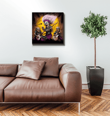Rhythm in her bones wrapped canvas - Beyond T-shirts