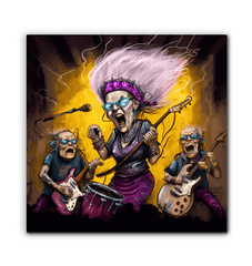 Rhythm in her bones wrapped canvas - Beyond T-shirts