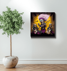 Rhythm in her bones wrapped canvas - Beyond T-shirts