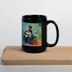 Rhythm Renegade Black Glossy Mug - Beyond T-shirts