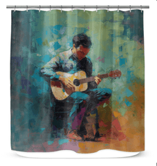 Rhythm Renegade Shower Curtain - Beyond T-shirts