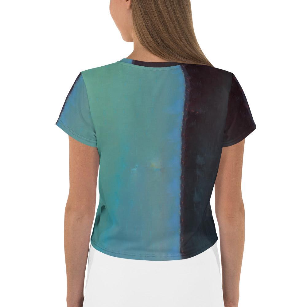 Rhythm Reverie All-Over Print Crop Tee - Beyond T-shirts