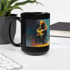 Rhythm Reverie Black Glossy Mug - Beyond T-shirts